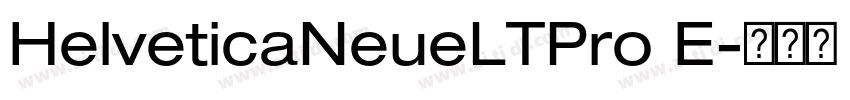 HelveticaNeueLTPro E字体转换